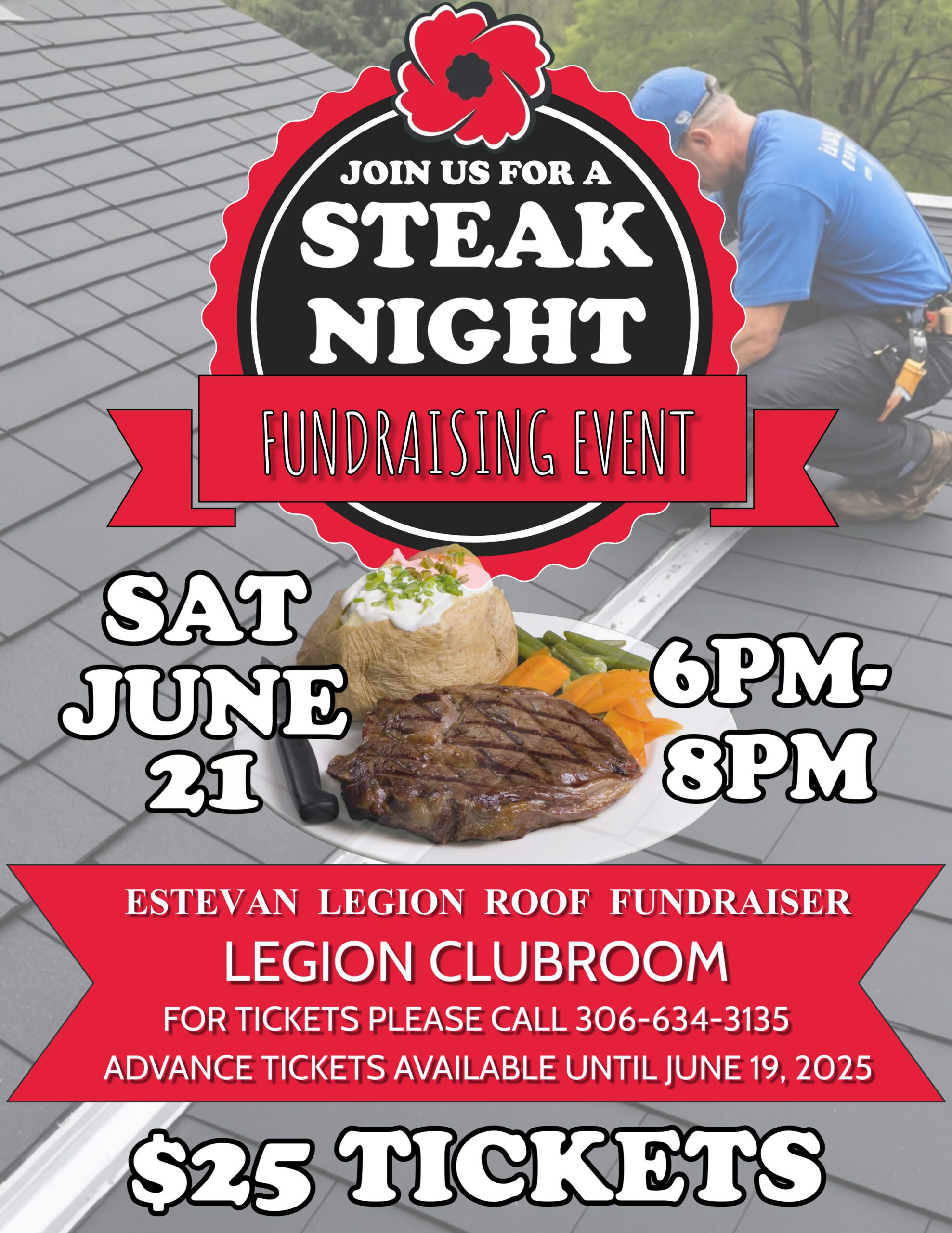 Steak Night Roof Fundraiser (1)